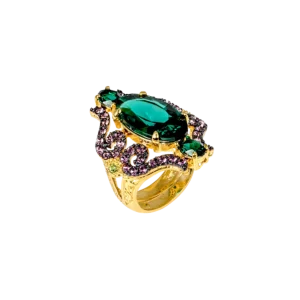 Anel Maximo Betro em Prata c/ Cristais Swarovski