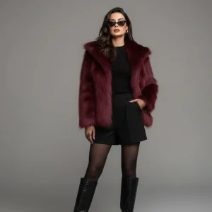 Casaco de Pelo Feminino - Outono Inverno l CAROL ESPAÇO FAHION
