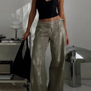 Calça Wide Leg Street Fashion - Outono Inverno l CAROL ESPAÇO FASHION