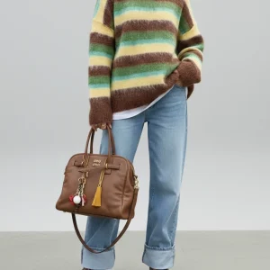 Suéter Oversized Listrado em Tons Pastel - Outono Inverno l CAROL ESPAÇO FASHION