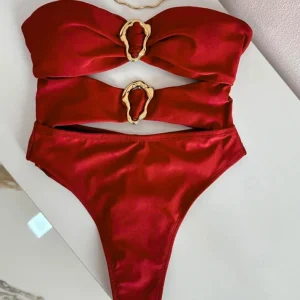 Maiô Bronze Argola - Moda Praia | CAROL ESPAÇO FASHION