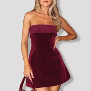 Vestido Godê Alfaiataria Veludo - Alfaiataria l CAROL ESPAÇO FASHION