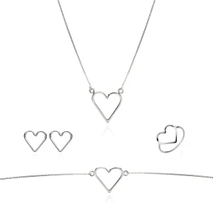 CONJUNTO CORAÇÃO FIO COMPLETO