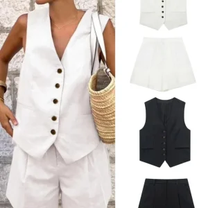 Conjunto Feminino Casual Alfaiataria - Alfaiataria l CAROL ESPAÇO FASHION