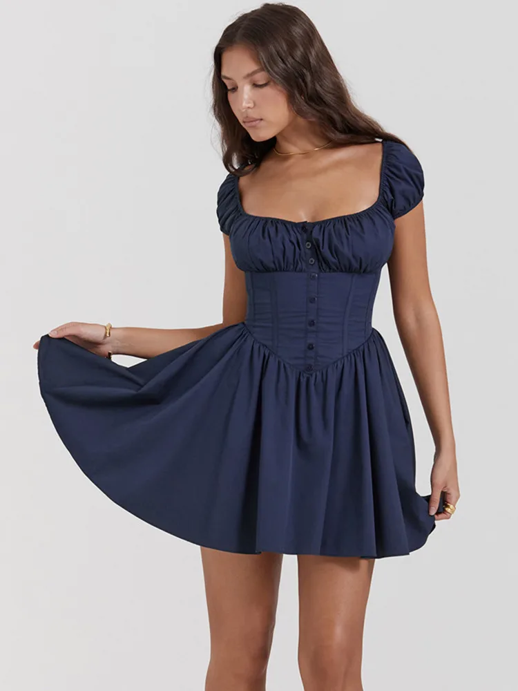 Vestido Curto de Manga Madeleine - Outono Inverno l CAROL ESPAÇO FASHION - Image 3