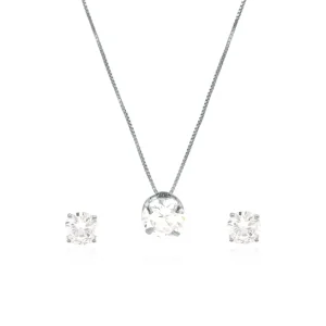 CONJUNTO FOLHEADO PONTO DE LUZ REDONDO
