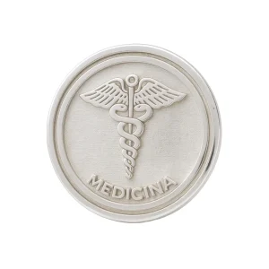 BROCHE DE PRATA CURSO ACADÊMICO