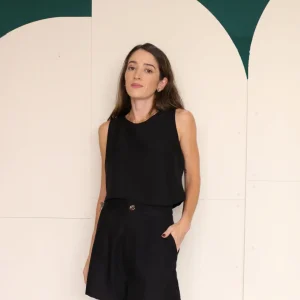 Short Alfaiataria Francesca Preto