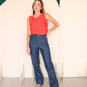 Calça Wide Jeans
