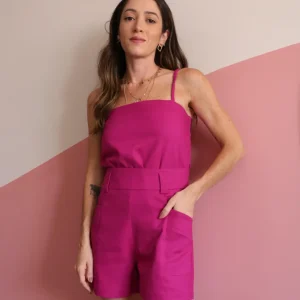 Short Viscolinho Angela Orquídea