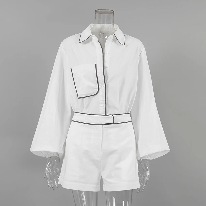 Conjunto Camisa e Shorts Alfaiataria Social - Alfaiataria l CAROL ESPAÇO FASHION - Image 8